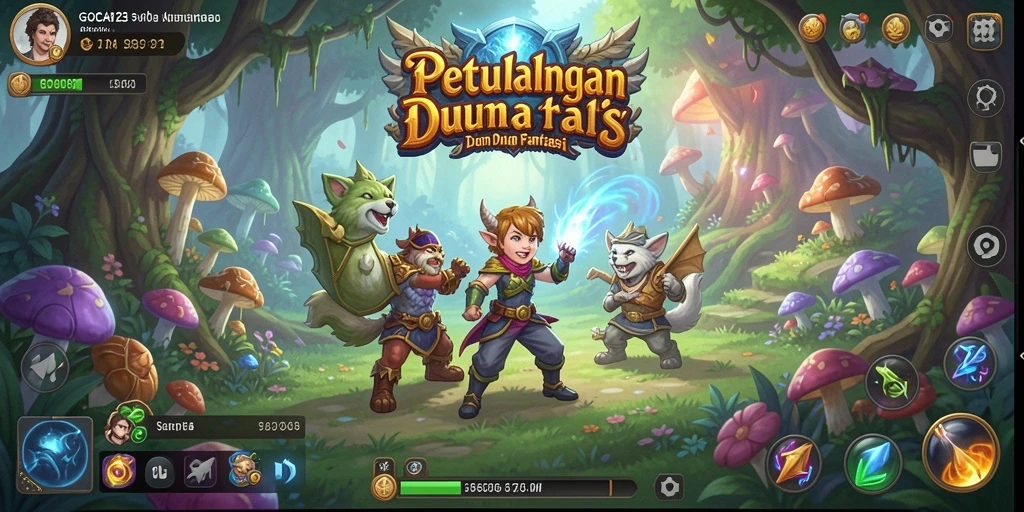 Tangkapan layar gameplay GOCAP123 yang memukau dengan grafik menakjubkan.