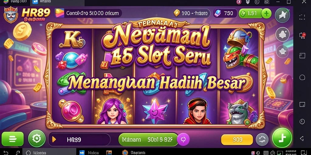 Tampilan gameplay menarik dari HR89 menunjukkan keseruan bermain slot.