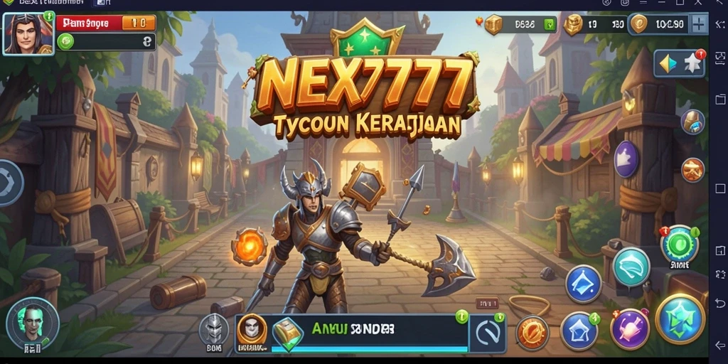 Gameplay NEX777 yang menarik dengan strategi bisnis yang seru.